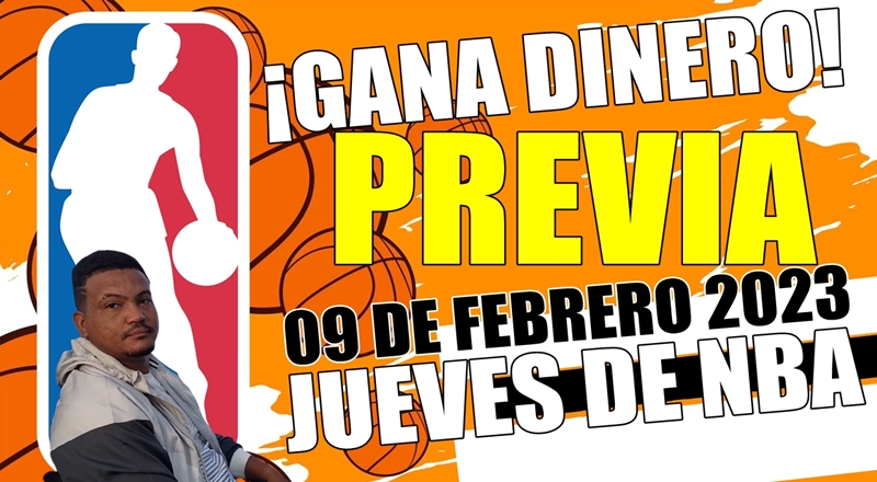 HUBO JUGADA MILLONARIA JUEVES 09 02 2023 NBA 4 JUEGOS 8 ANÁLISIS