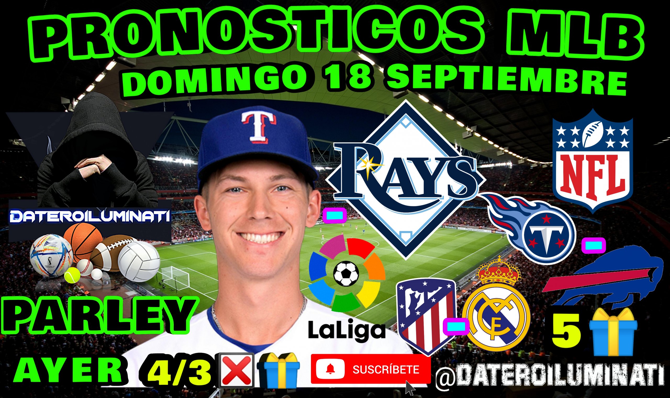 PRONÓSTICOS MLB PICKS TODAY Datos de parley gratis para hoy Pronósticos