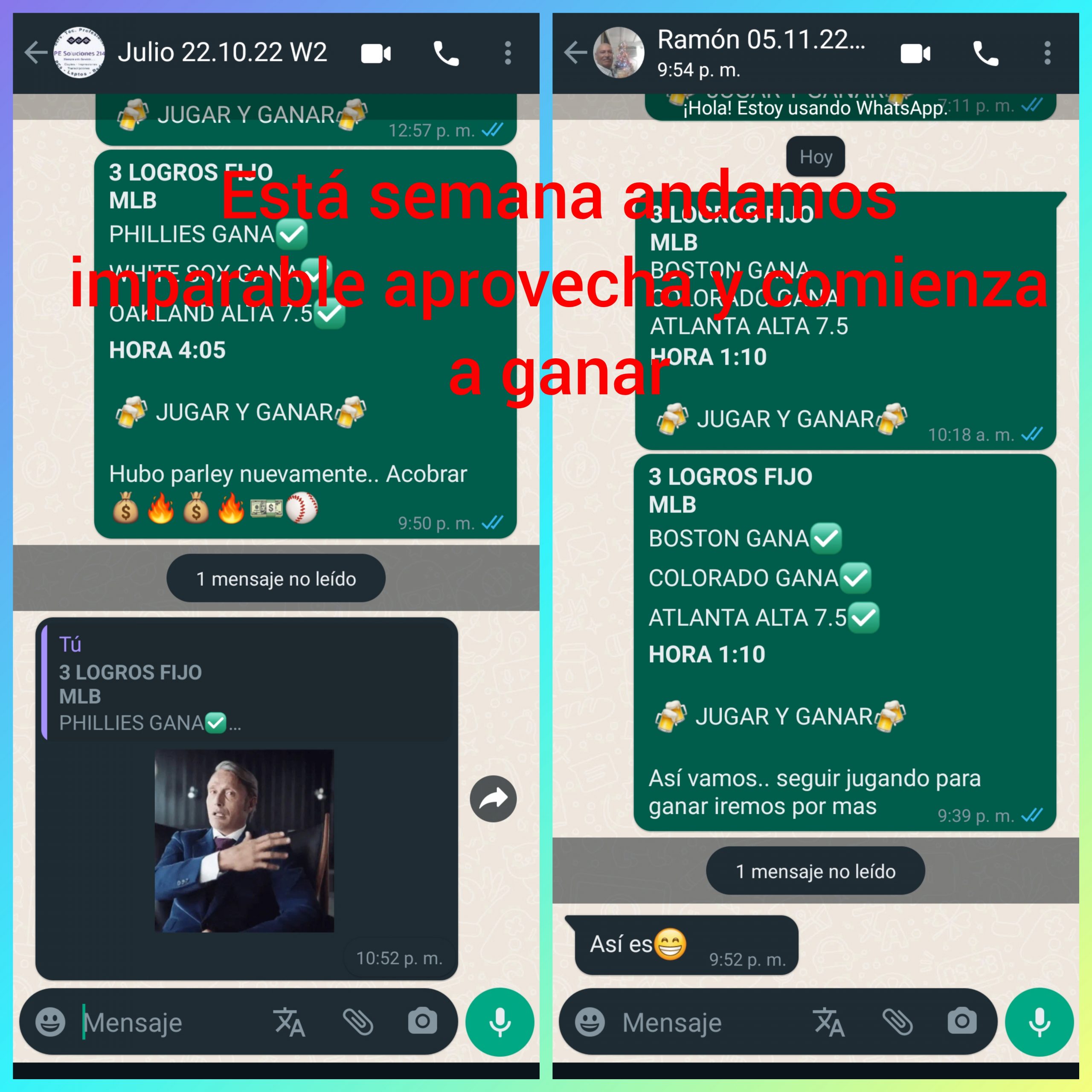 09/04/23 Nuevamente hubo PARLEY JUEGA Y GANA 3 LOGROS DIARIOS MLB, está