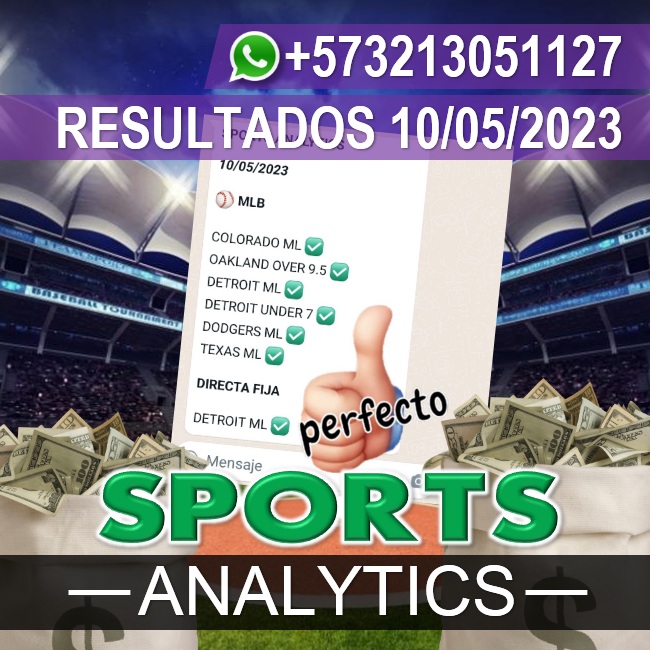 Sports Analytics ♚ Pronósticos 11/05/2023 ♚Free Picks Parlay MLB