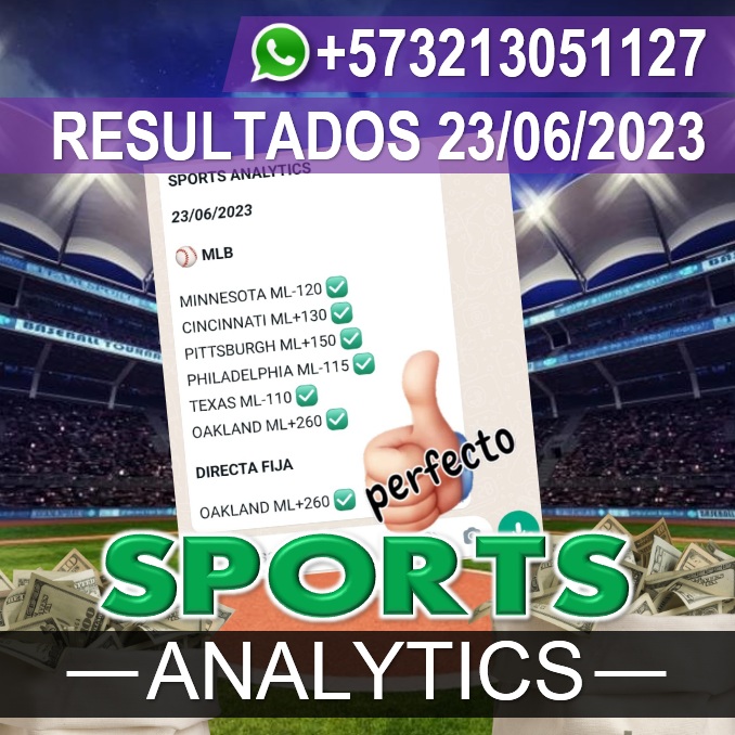 Sports Analytics ♚ Pronósticos 28/06/2023 ♚Free Picks Parlay MLB