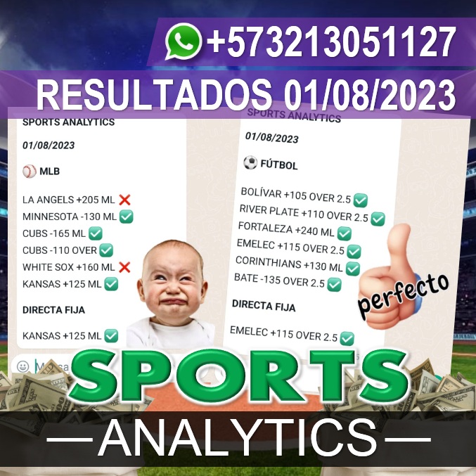 Sports Analytics ♚ Pronósticos 02/08/2023 ♚ Free Picks Parlay MLB