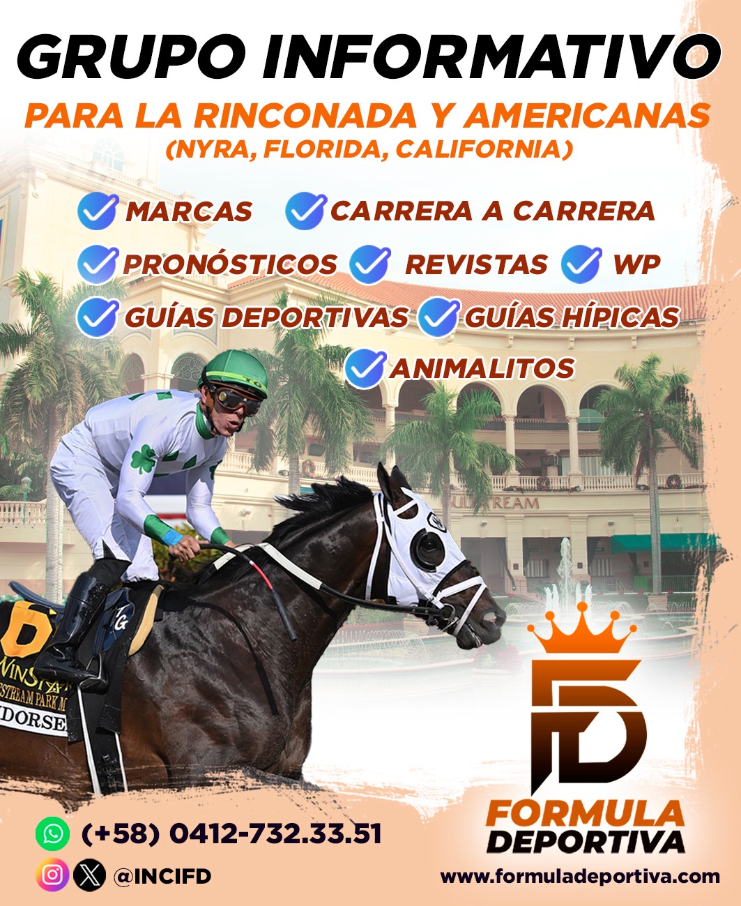 Únete al grupo de Whatsaap exclusivo para Hipismo con solo hacer click en la imagen !!!!