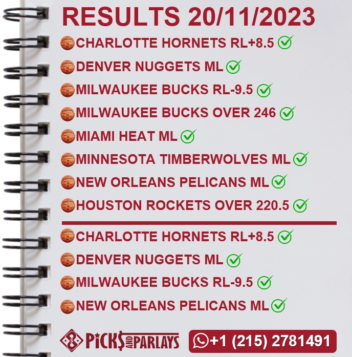 Picks and parlays VIP 21/11/23 NBA Picks & Predictions cuantoAcuanto