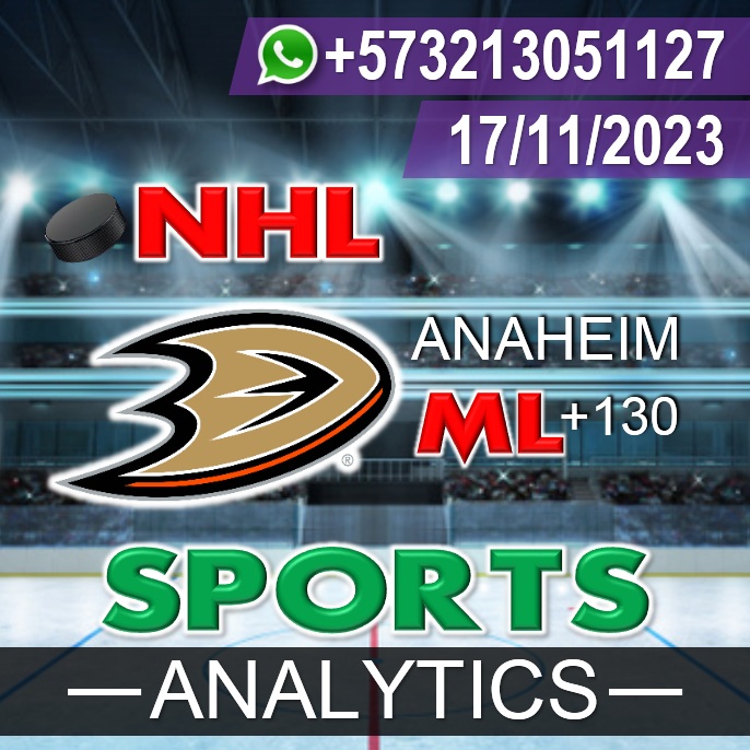 Sports Analytics ♚ Pronósticos 17/11/2023 ♚ Free Picks Parlay NHL