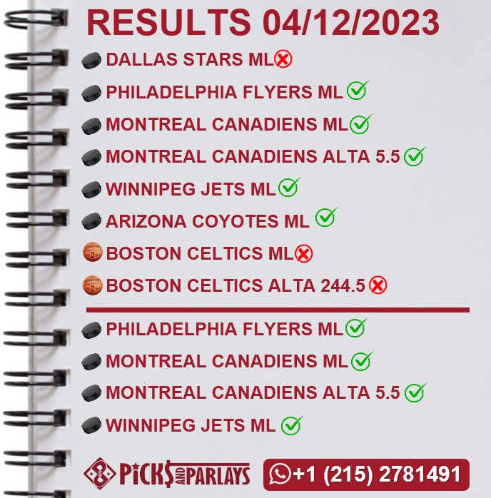 Picks and parlays VIP 05/12/23 NHL Picks & Predictions cuantoAcuanto