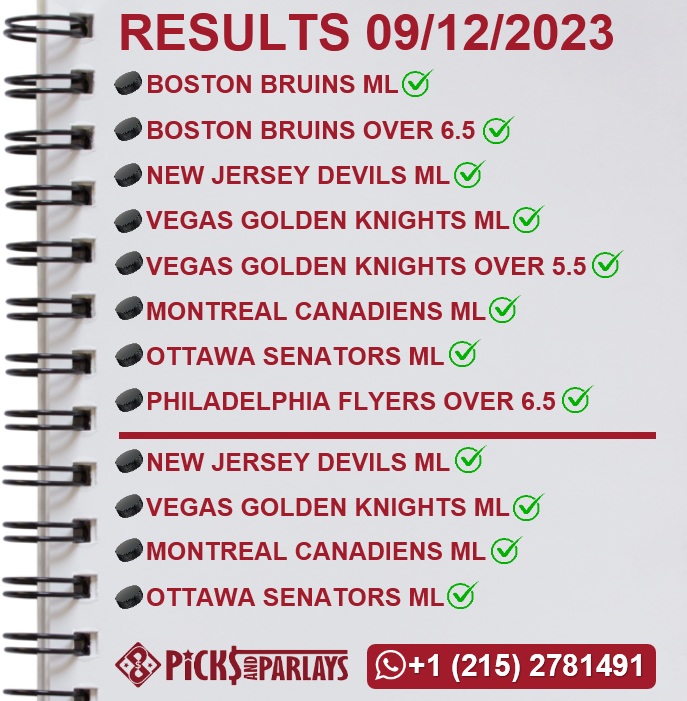 Picks And Parlays Vip 101223 Nhl Picks And Predictions Cuantoacuanto 