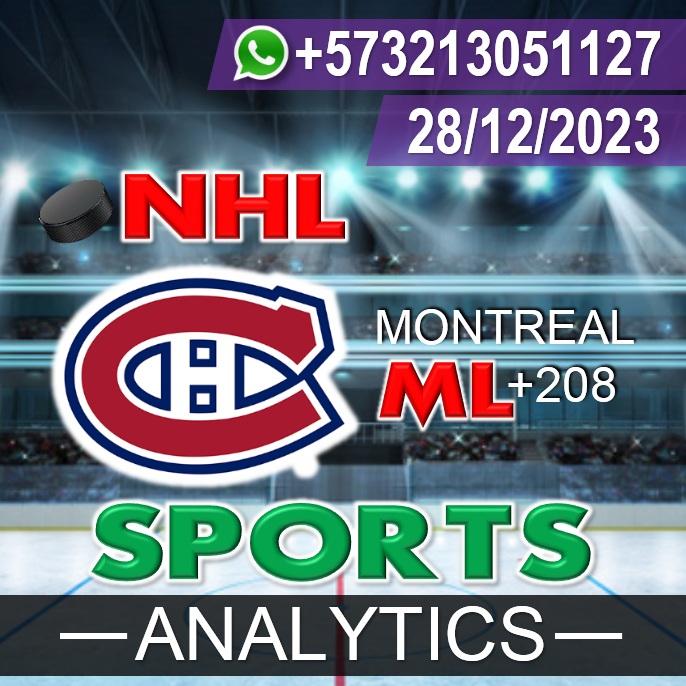 Sports Analytics ♚ Pronósticos 28/12/2023 ♚ Free Picks Parlay NHL