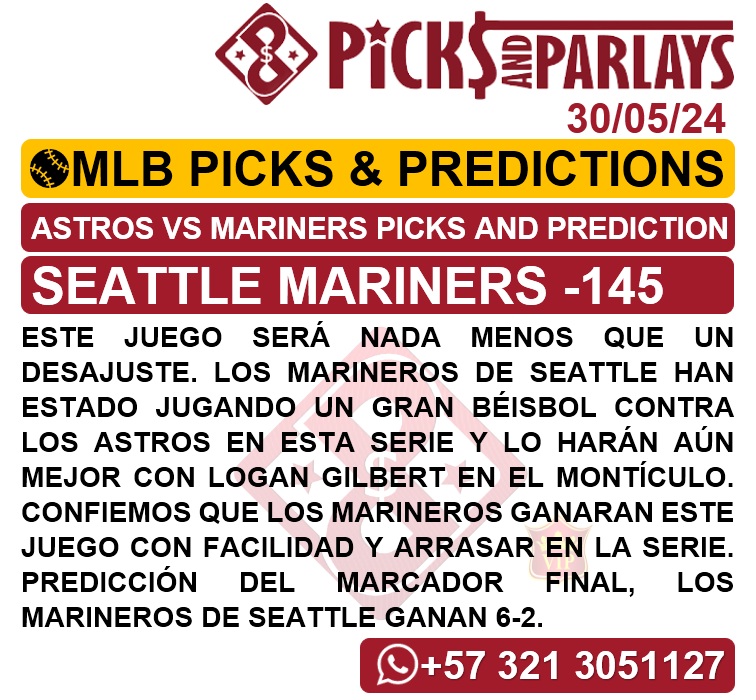 Picks and parlays VIP 30/05/24 MLB Picks & Predictions cuantoAcuanto