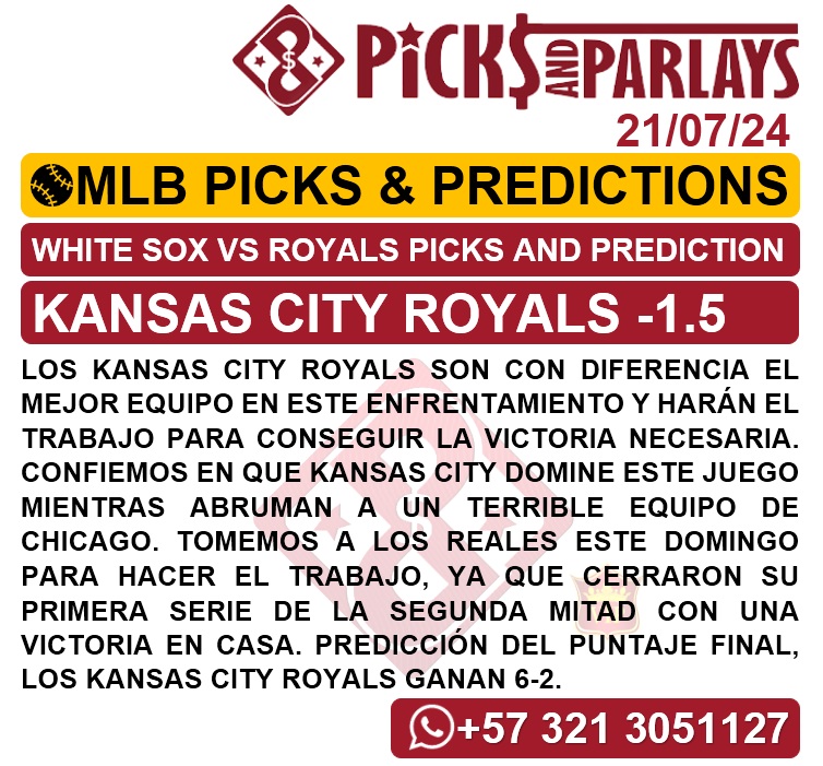 Picks and parlays VIP 21/07/24 MLB Picks & Predictions cuantoAcuanto