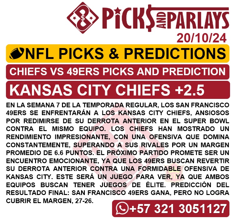 Picks and parlays VIP 20/10/24 NFL Picks & Predictions Scores